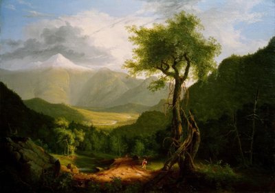 Veduta delle White Mountains da Thomas Cole
